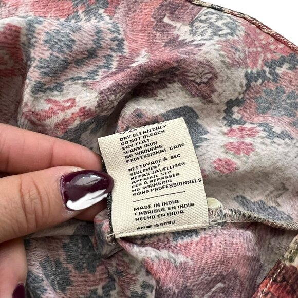 Chufy Forever Patagonia Paisley Sleeveless Blouse Multicolor Size‎ Small Boho - Picture 6 of 9